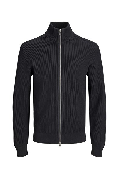 Jack & Jones Plus Πλεκτή Ζακέτα για Άνδρες, Μεγάλα Μεγέθη, με Ψηλό Γιακά, Καν...