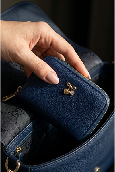 Mazel Design 205 Imported Card Holder Wallet - Zippered, Multi-Compartment, S...