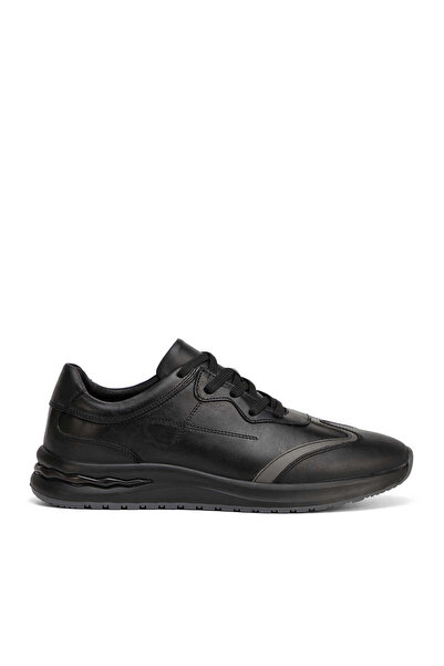 Tergan Siyah Hakiki Deri Erkek Sneaker - E26I1AY57739-A23