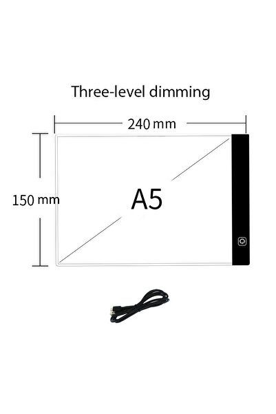 Choice1 A5 A4 Level Dimmable Led Drawing Copy Pad Board Children's Toy Painti...