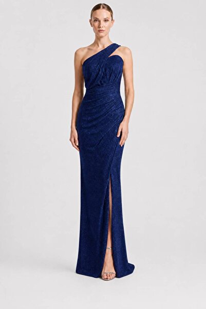 SpringStore Saks Drapeli Simli Abiye
