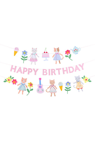 Meri Meri - Kitten Club Garland Set - Yavru Kedi Kulübü Asılan Süs Seti