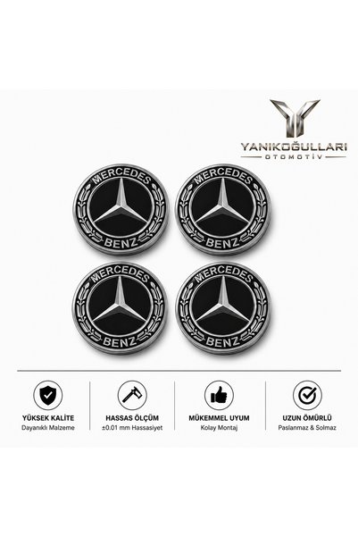 YANIKOĞULLARI OTOMOTİV MERCEDES BENZ JANT GÖBEK KAPAĞI/4 ADET