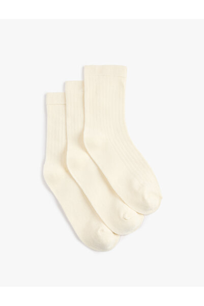 Koton Cotton 3-Piece Sock Set