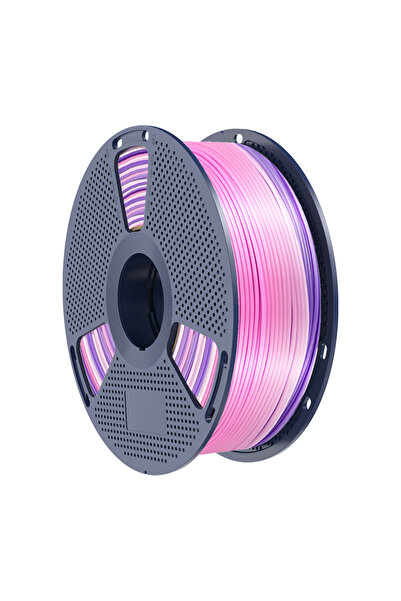 Sunlu Filament PLA+ Silk Rainbow pentru imprimantă 3D, 1.75mm, 1kg, Rainbow 03
