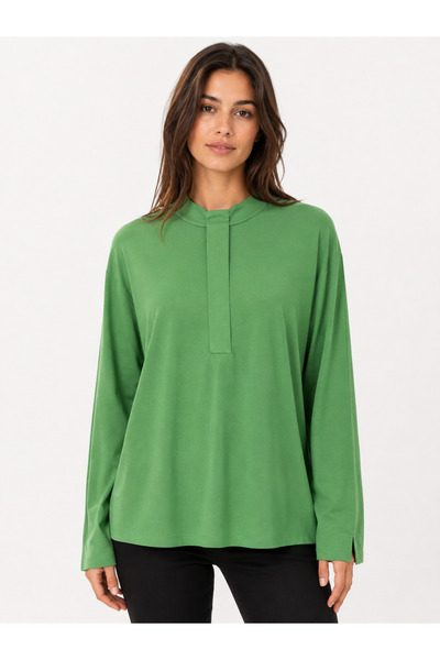 Neden Tekstil Zelena bluza za žene opuštenog kroja