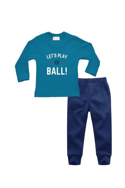 FANTASTIC Πυτζάμα φούτερ "Let's play ball" ραφ