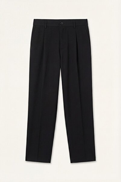 DeFacto Baggy Fit Elastic Waist Straight Leg Basic Trousers H4949Ax26Au
