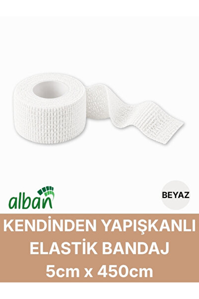 Alban 5cm 6'Lı Set Kendinden Yapışkanlı Elastik Bandaj, Kohesiv Bandaj 5cm x ...
