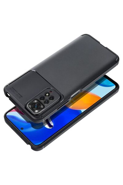OEM Ανθεκτική Θήκη Carbon Premium Μαύρη (Xiaomi Redmi Note 13 4G)