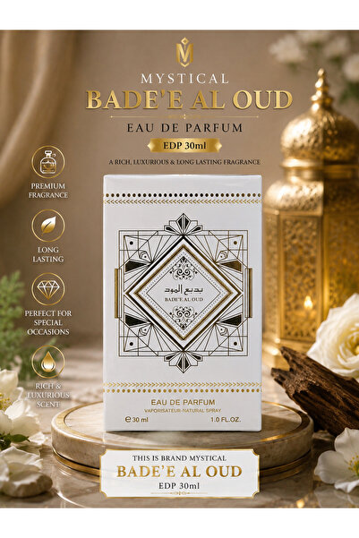 Mystical BADE'E Al OUD WHITE EAU DE PARFUM VAPORISSTEUR NATURAL SPRAY 30ML 1....