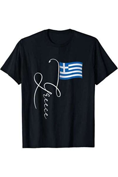 k222 Greek Flag Patriotic Relaxed Stylish Men's Tee, Soft Cotton For Daily Ca...