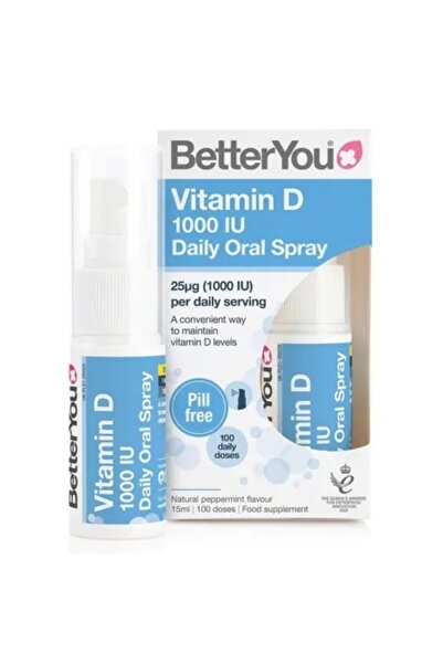 Better Spray oral cu vitamina D, 1000 UI, 15 ml, BetterYou