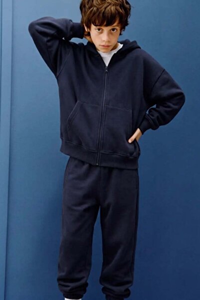 NOBLEKIDS La Ciel Paris Hooded Tracksuit Set Navy Blue
