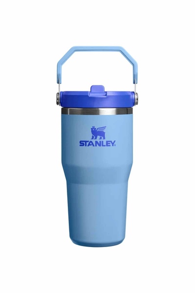 Stanley IceFlow™ Flip Straw Tumbler Mavi Pipetli Termos | 0.60 L