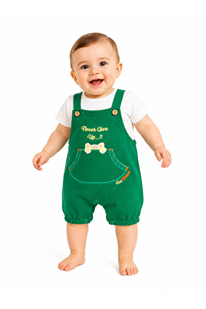 Chicsy Baby طقم سالوبيت للأطفال الأولاد من Sweet Baby، طقم صيفي مكون من قطعتي...