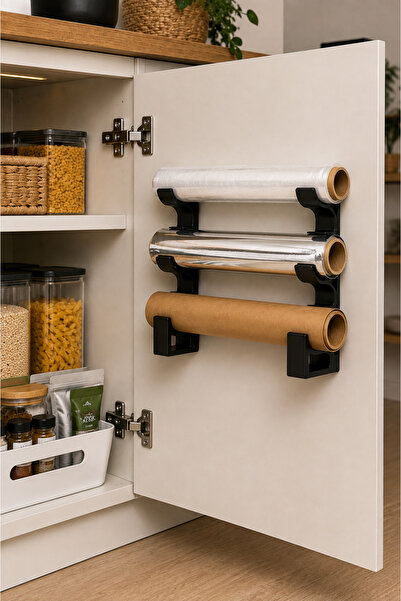 Printorium Roll holder organizer, baking paper, foil, parchment paper, cling ...