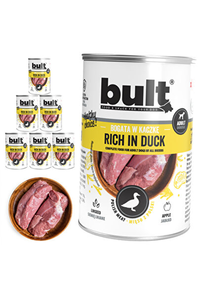 Bult Hrană umedă completă pentru câini, bogată în rață, conservă 6x400g