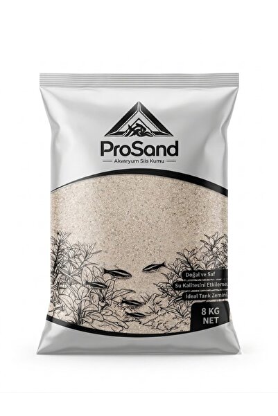 AKSAN Prosand Akvaryum Silis Kumu 0.9mm 8kg Kırık Beyaz