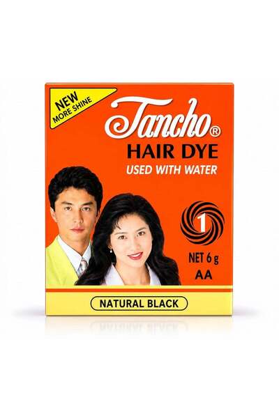 tancho Natural Black Hair Dye 6g – Used With Water