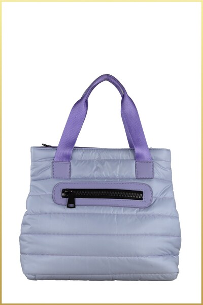 birizmoda Mely Parachute Fabric Large Size Hand and Shoulder Bag - Lilac