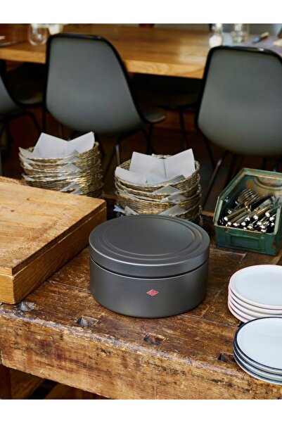 NO BRAND Wesco Recipient pentru pâine CHLEBAK rotund, grafit mat, din gama Cl...