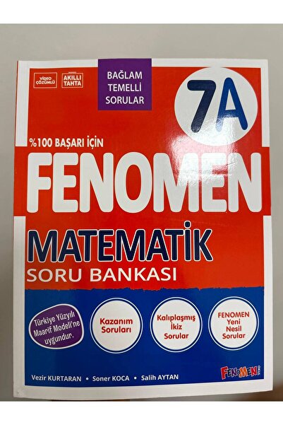 Fenomen Yayıncılık ***YENİ ÜRÜN-GÜNCEL MÜFREDAT*** FENOMEN 7 MATEMATİK (A) SO...