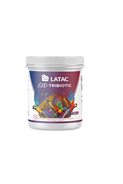 Latac EXO-TRIBIOTIC 125gr – Συμπλήρωμα Πρεβιοτικών & Προβιοτικών για Παπαγάλους