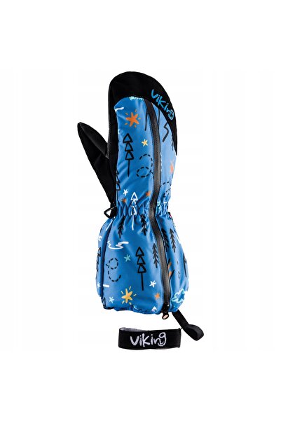 Viking SNOPPY mănuși de schi pentru copii cu un singur deget, albastre