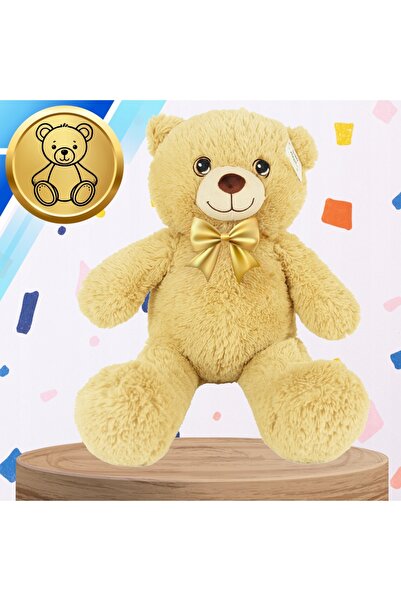 NiceKids Ursuleț de pluș mare XXL, 50 cm, culoare crem - Jucărie moale de îmb...
