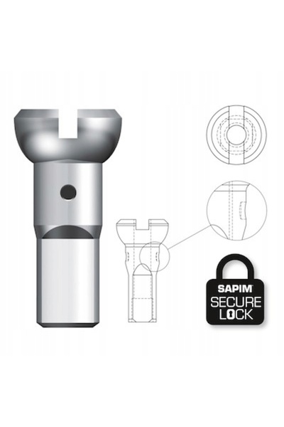 NO BRAND Sapim Polyax Secure Lock Nipluri din Aluminiu 12mm 36 bucăți Negru S...