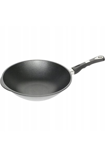 NO BRAND AMT I-1032S-E-Z30 Tigaie wok cu inducție de 30cm