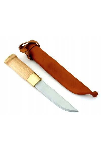 NO BRAND Cuțit finlandez Mil-Tec Clip-Point Finn Leuku Samikniv Puukko 35 cm