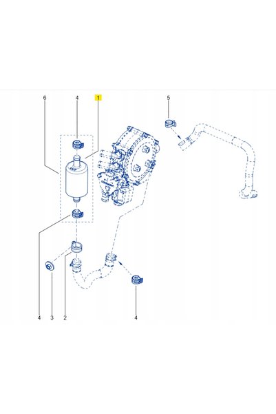 NO BRAND 169199697R Filtru de gaz pentru faza de admisie pentru 1.0 TCE RENAU...