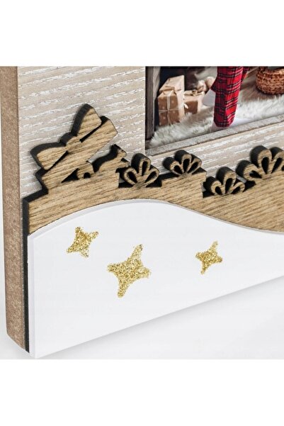 NO BRAND Rama festivă pentru fotografie 10x15 cu sclipici, cu tematică de Cră...