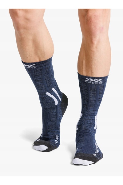 X Socks Șosete de trekking X-Socks Trek X Merino - albastru miez de noapte/ar...