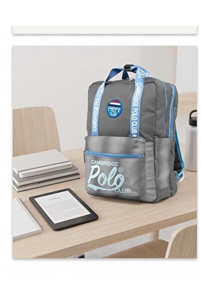 LCW STEPS Cambridge Polo Club Gray American Chic Multi-Compartment Unisex Chi...