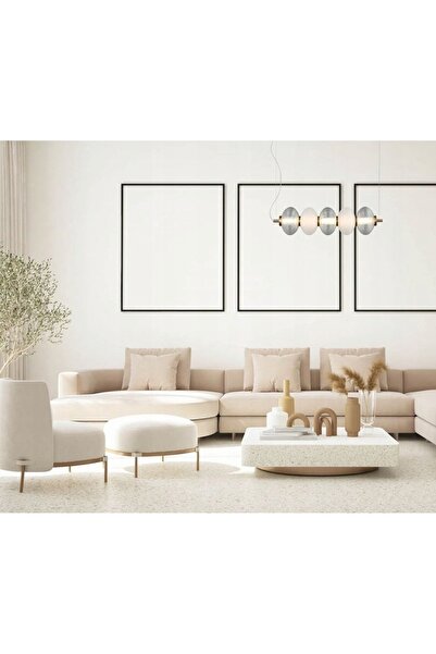 NO BRAND Aplică de perete LED decorativă pentru living, cu abajururi din stic...