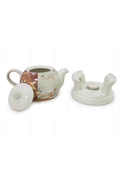 NO BRAND Ulcior elegant cu încălzitor, din ceramică, de 1 L – Renifer