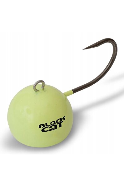 NO BRAND Cap de jig Black Cat Fire Black, mărimea 6/0, 160 g Greutate (g): 160