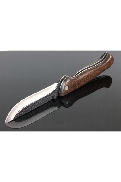 NO BRAND Cuțit pliabil de vânătoare BEAR Wood R13