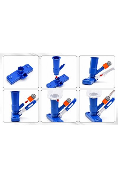 NO BRAND Perie de curățat piscina, pentru pereți, DNA BESTWAY INTEX, set 6 în 1