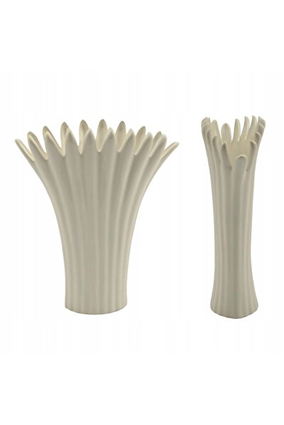 NO BRAND Vază ceramică 31cm Tree alb C-421szb