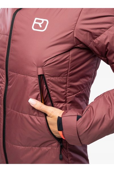 NO BRAND Geacă de schi pentru femei Ortovox Swisswool Zinal - mountain rose L