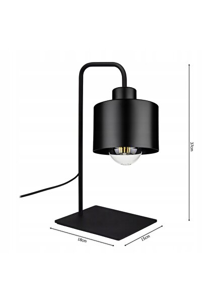 NO BRAND Lampă de masă, Lampă de noptieră, Lampă de birou LED, Negru, Modern,...
