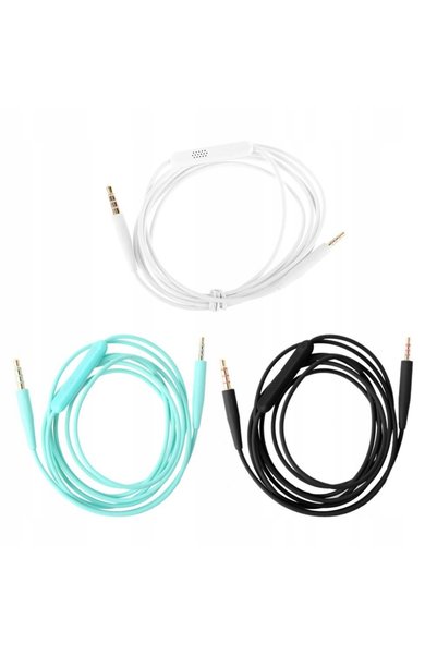 NO BRAND Cablu pentru căști pentru Bose QC35 QC25 QC15, 1.50m, cu telecomandă
