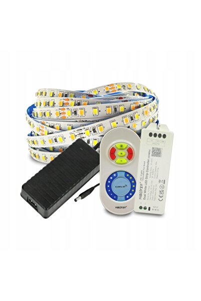 NO BRAND Kit bandă LED CCT 5m C. Rece/C. Cald Driver de alimentare MIBOXER FU...
