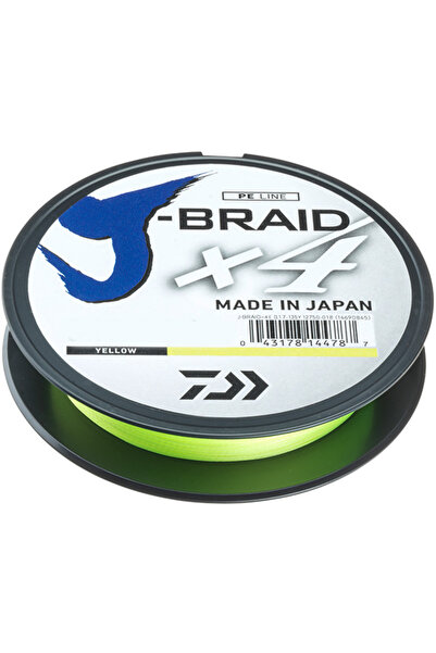 NO BRAND DAIWA J-BRAID X4 YELLOW 270m-0,33mm Fir împletit