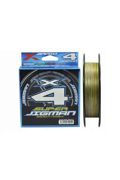 NO BRAND Fir împletit YGK X-Braid Super Jigman X4 200m # 0.8 PE - 0.148mm - 1...