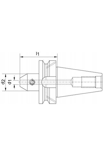 NO BRAND JISB6339ADB BT40 Mandrină cu prindere rapidă cu tijă Weldon de 8mm, A50